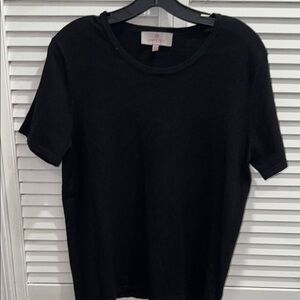 Laurie Felt Black Crew Neck Sweater
